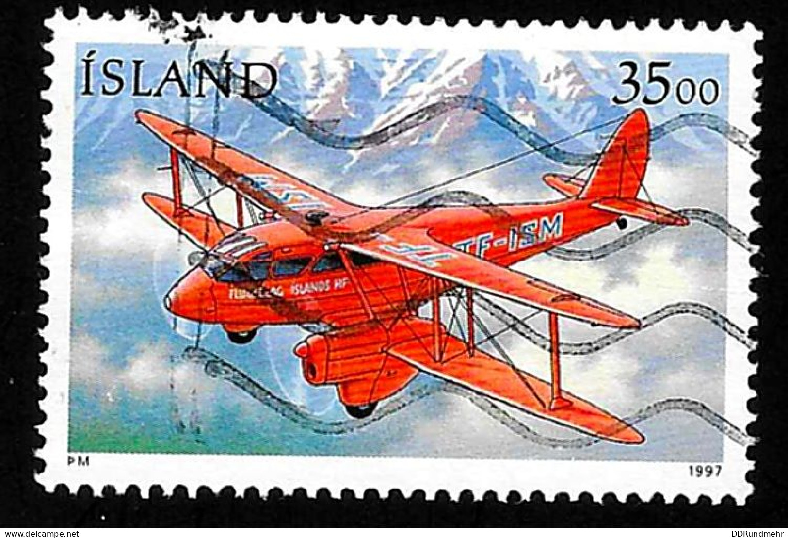 1997 Postal Aircrafts  Michel IS 866 Stamp Number IS 838 Stanley Gibbons IS 879 Used - Used Stamps