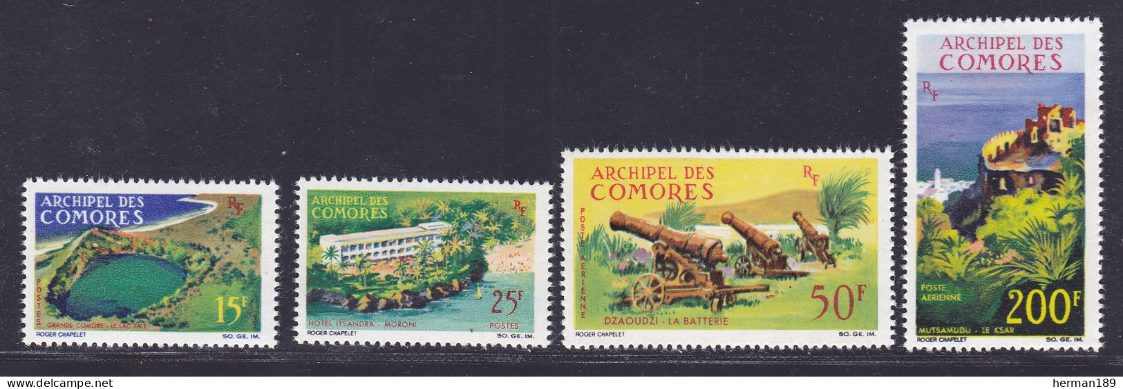 COMORES N°   39 & 40, A18 & 19 ** MNH Neufs Sans Charnière, TB (D2328) Vues Et Sites - 1967 - Nuevos