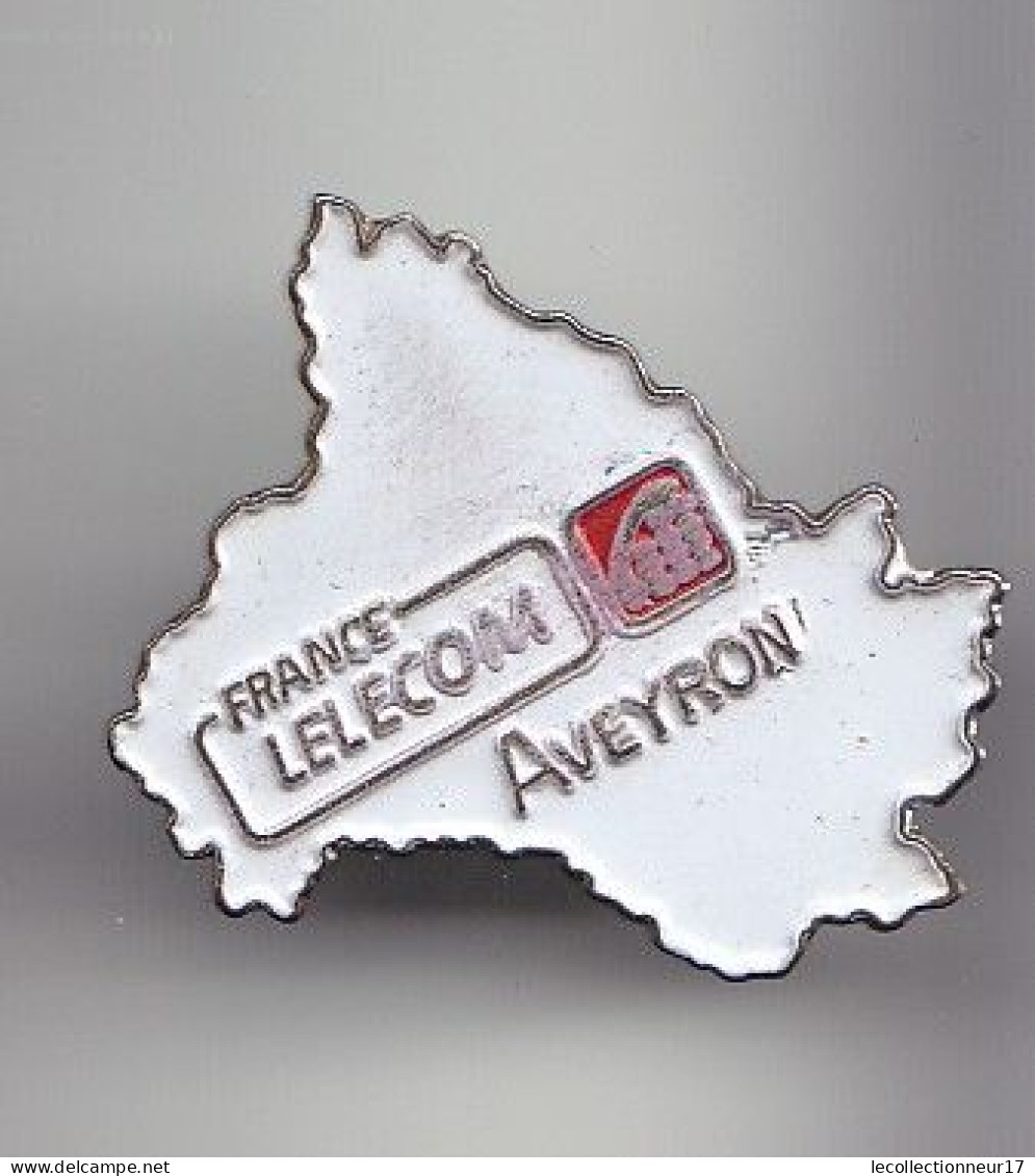 Pin's France Télécom Aveyron Département Découpé Réf 5985JL - Telecom De Francia