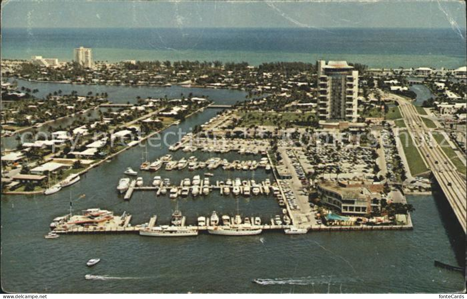 72282109 Fort_Lauderdale Fliegeraufnahme Deluxe Hotel Pier  - Altri & Non Classificati