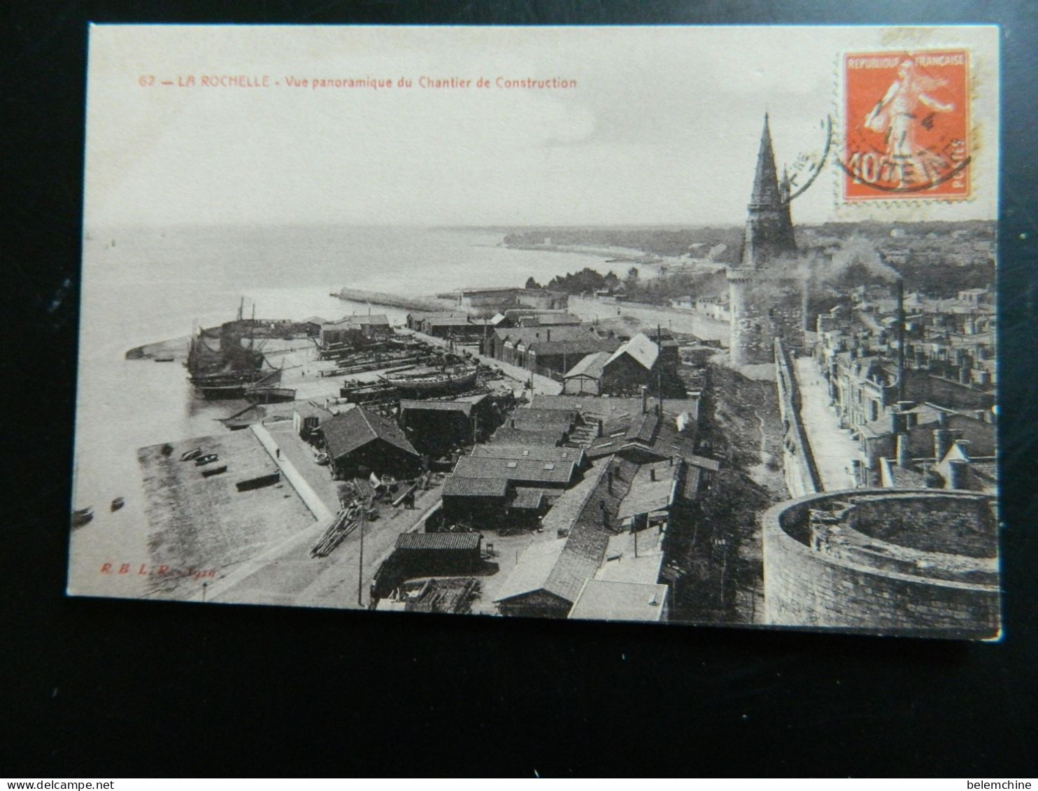 LA ROCHELLE                            VUE PANORAMIQUE DU CHANTIER DE CONSTRUCTION - La Rochelle