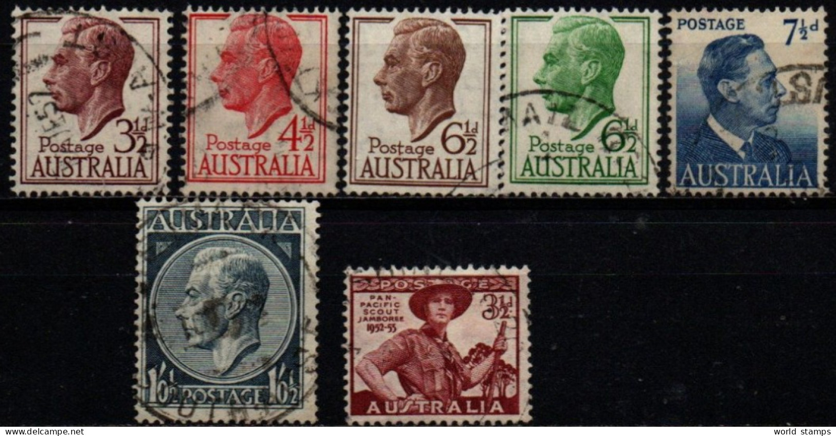 AUSTRALIE 1951-2 O - Oblitérés