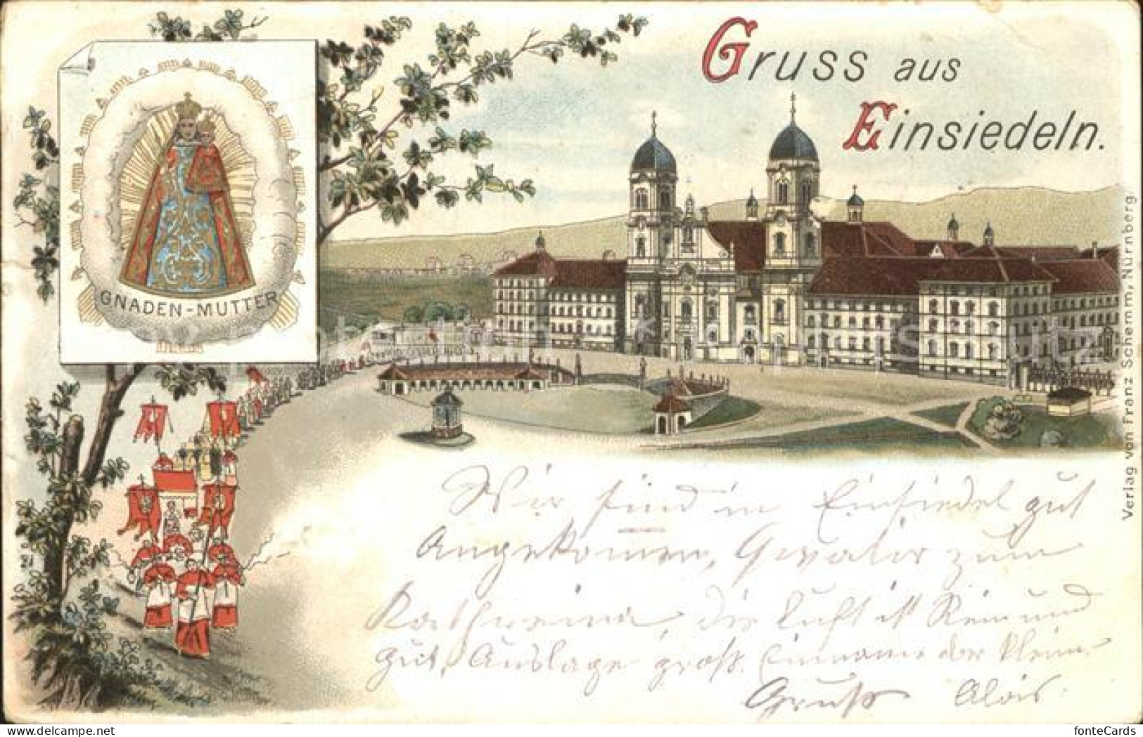 72139238 Einsiedeln SZ Kloster Gnaden-Mutter Einsiedeln - Andere & Zonder Classificatie