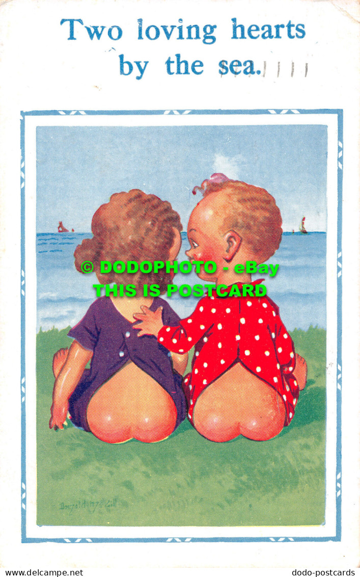 R489799 Two Loving Hearts By The Sea. D. Constance. Sole Publishers Of All Donal - Wereld