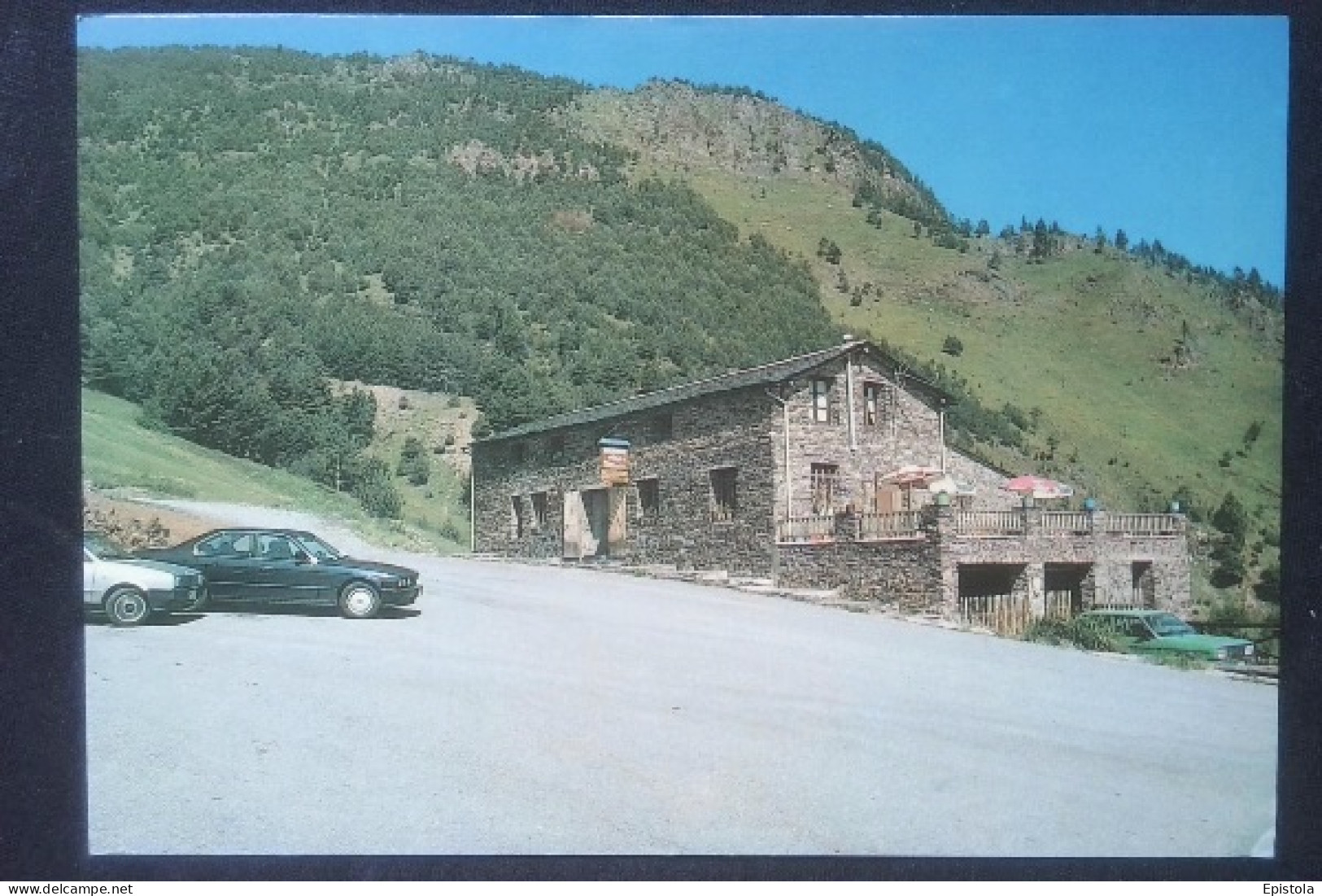 ► Cpsm Voiture BMW HOTEL  Parador De Canolic  (Plan)   ANDORRA ANDORRE - Andorra