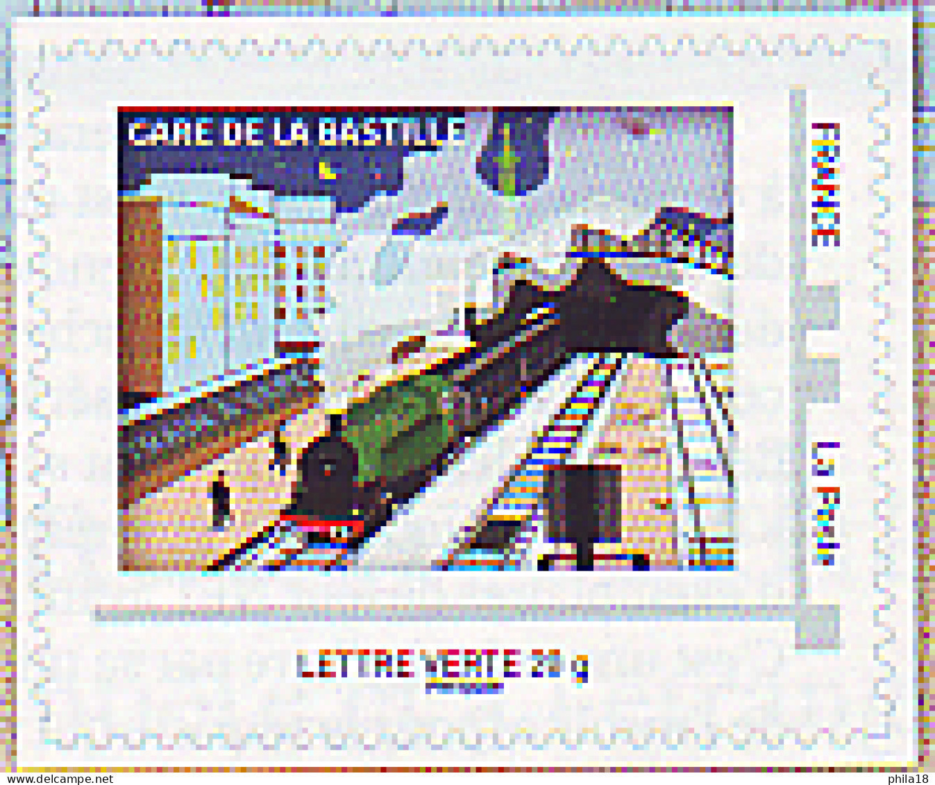 BLOCS CNEP 93 94  SALON AUTOMNE 2023 PAUL GAUGUIN + GARE DE LA BASTILLE TP ADHESIF LETTRE VERTE - CNEP