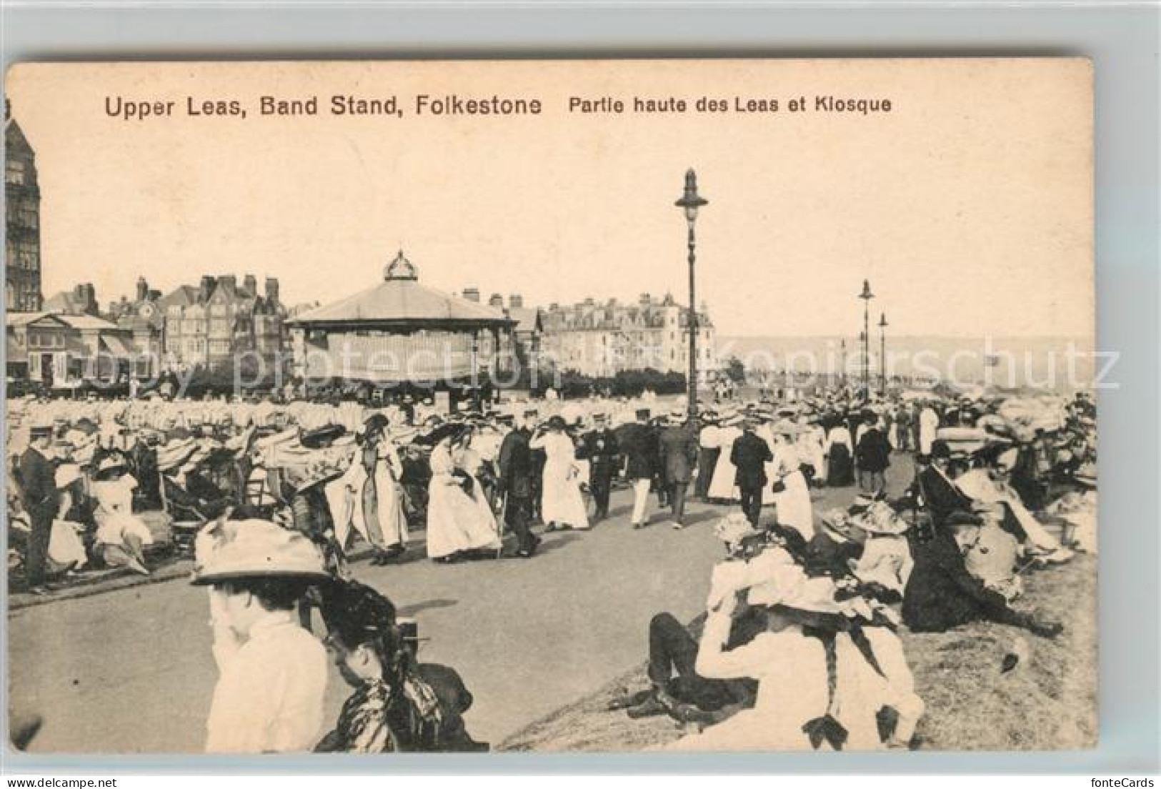 43041309 Folkestone Upper Leas Band Stand Folkestone Folkestone - Autres & Non Classés