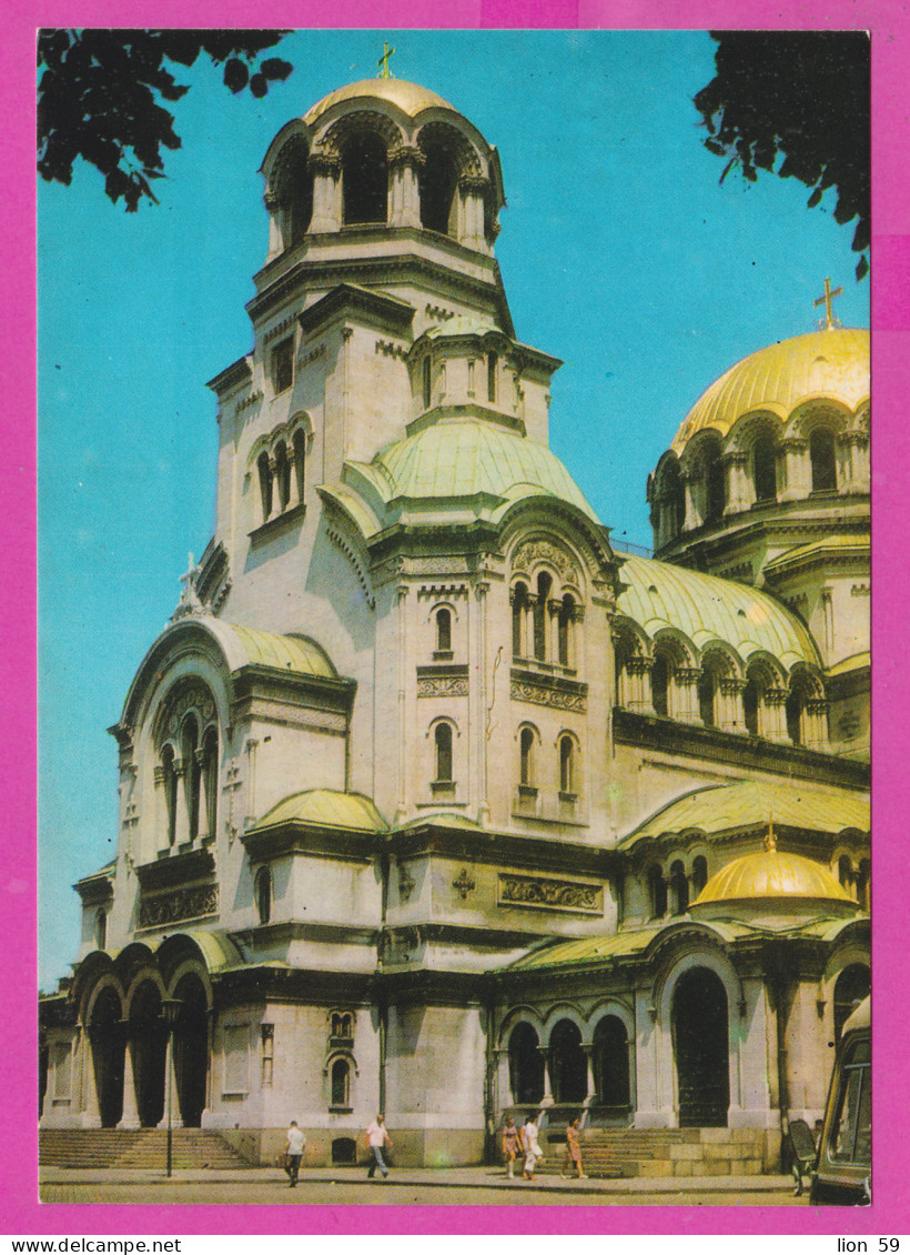 311291 / Bulgaria - Sofia - Patriarchal Cathedral Of "St. Alexander Nevsky" Building 1975 PC Septemvri Bulgarie - Chiese E Cattedrali