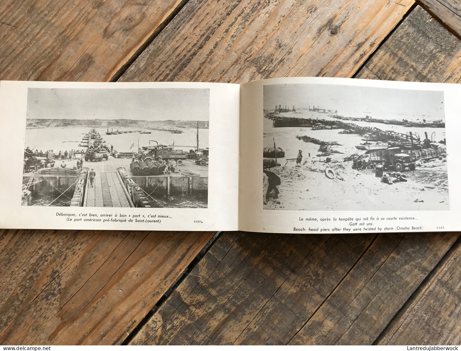 ELMER Marc Album Souvenir Du Debarquement 1 Ere Partie Les Grandes Heures De 1939 1945 D-Day Photographies Officielles - Guerra 1939-45