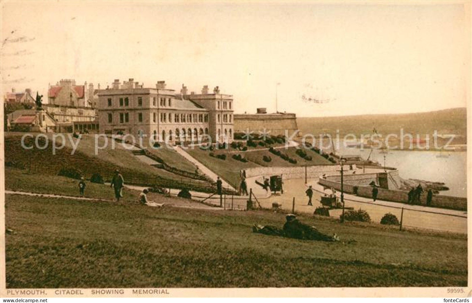 43039564 Plymouth Plymouth Citadel Showing Memorial  - Sonstige & Ohne Zuordnung