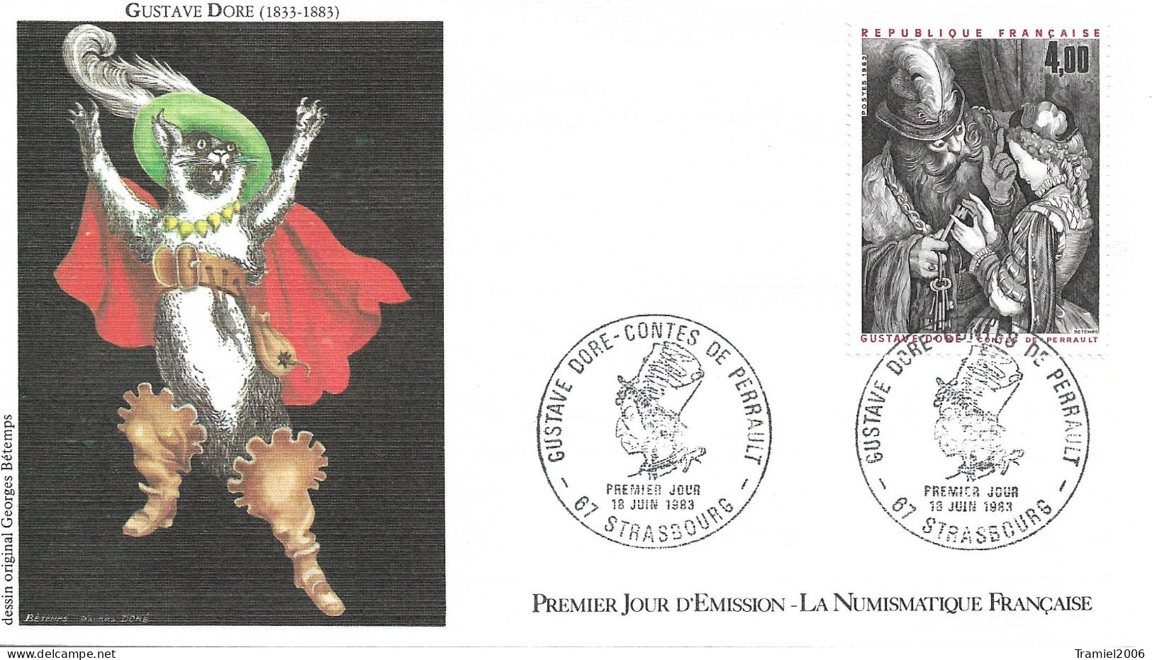 FRANCE 1983 - YT 2265 - Gustave DORE - Contes De PERRAULT - 18.06.1983 - 1980-1989