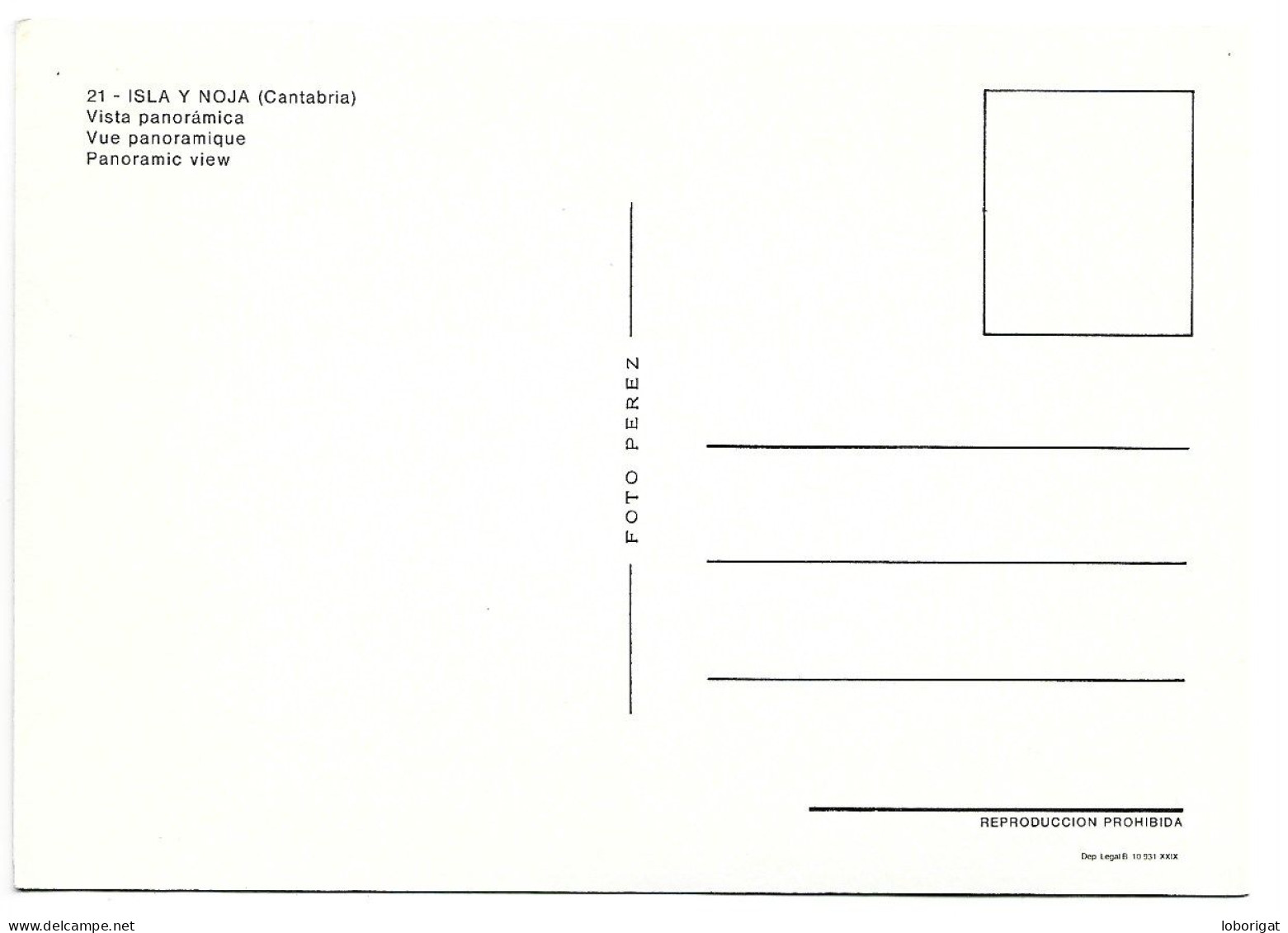 VISTA PANORAMICA / PANORAMIC VIEW.- ISLA Y NOJA.- CANTABRIA,- ( ESPAÑA ) - Cantabria (Santander)