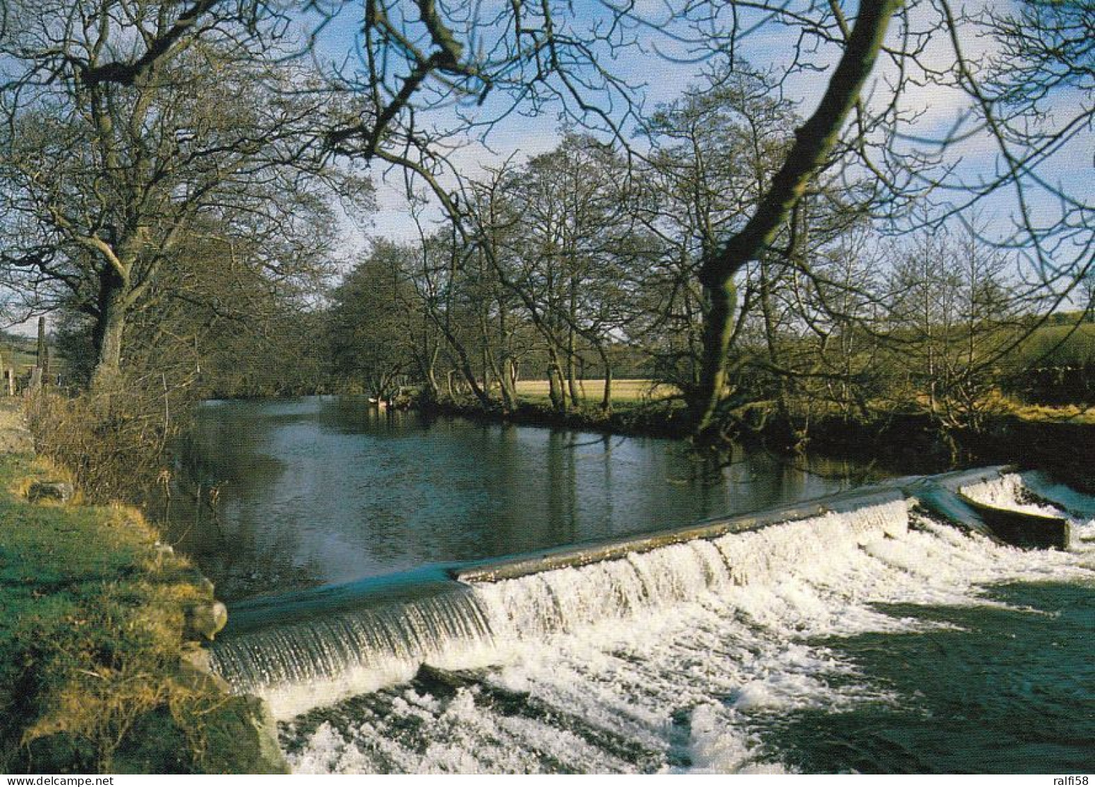 1 AK England * Top Weir On The River Wenning - Bei Bentham In North Yorkshire * - Andere & Zonder Classificatie