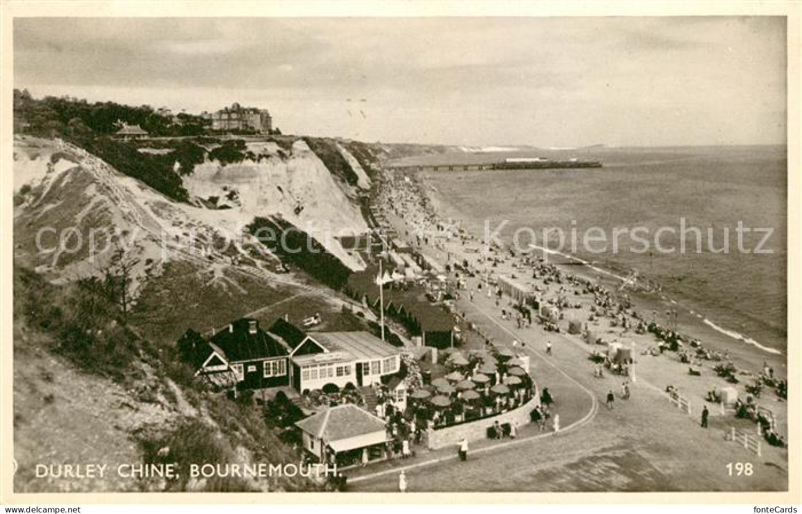 43039541 Bournemouth UK Durley Chine Beach  - Sonstige & Ohne Zuordnung