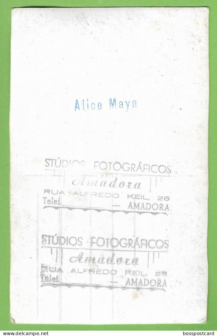 Lisboa - Alice Maya (Autografado) - Teatro - Cinema - Actor - Actriz - Artista - Música - Portugal - Theater