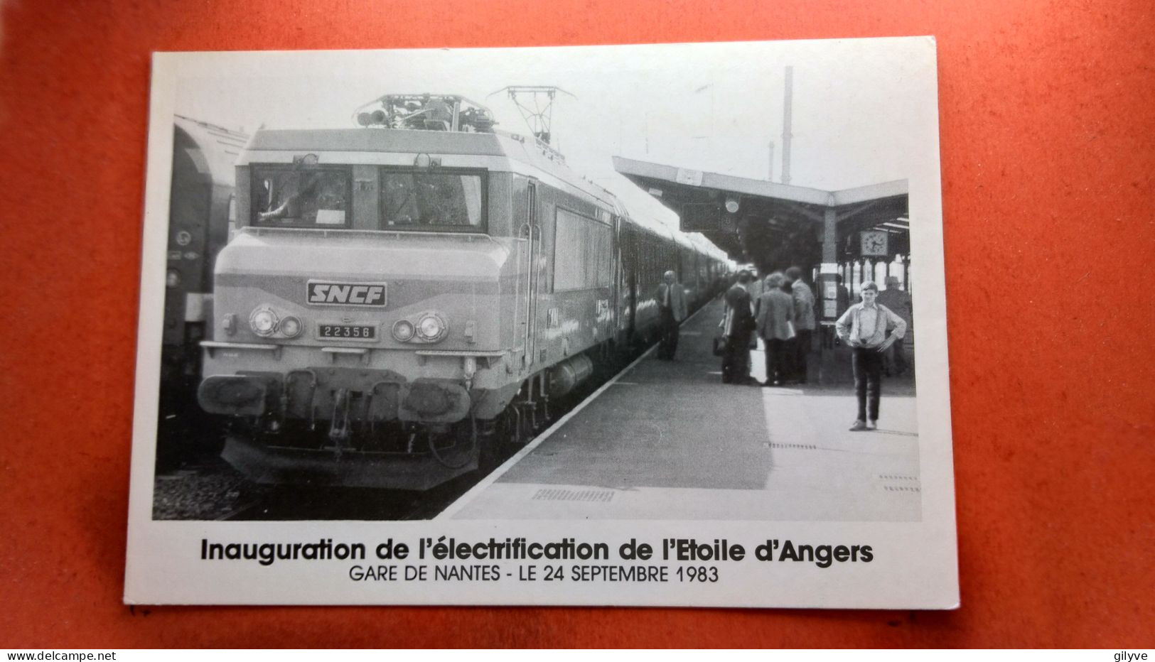 CPSM (44) Nantes. Inauguration De L'électrification De L'étoile D'Angers. 1983  (7A.n°308) - Nantes