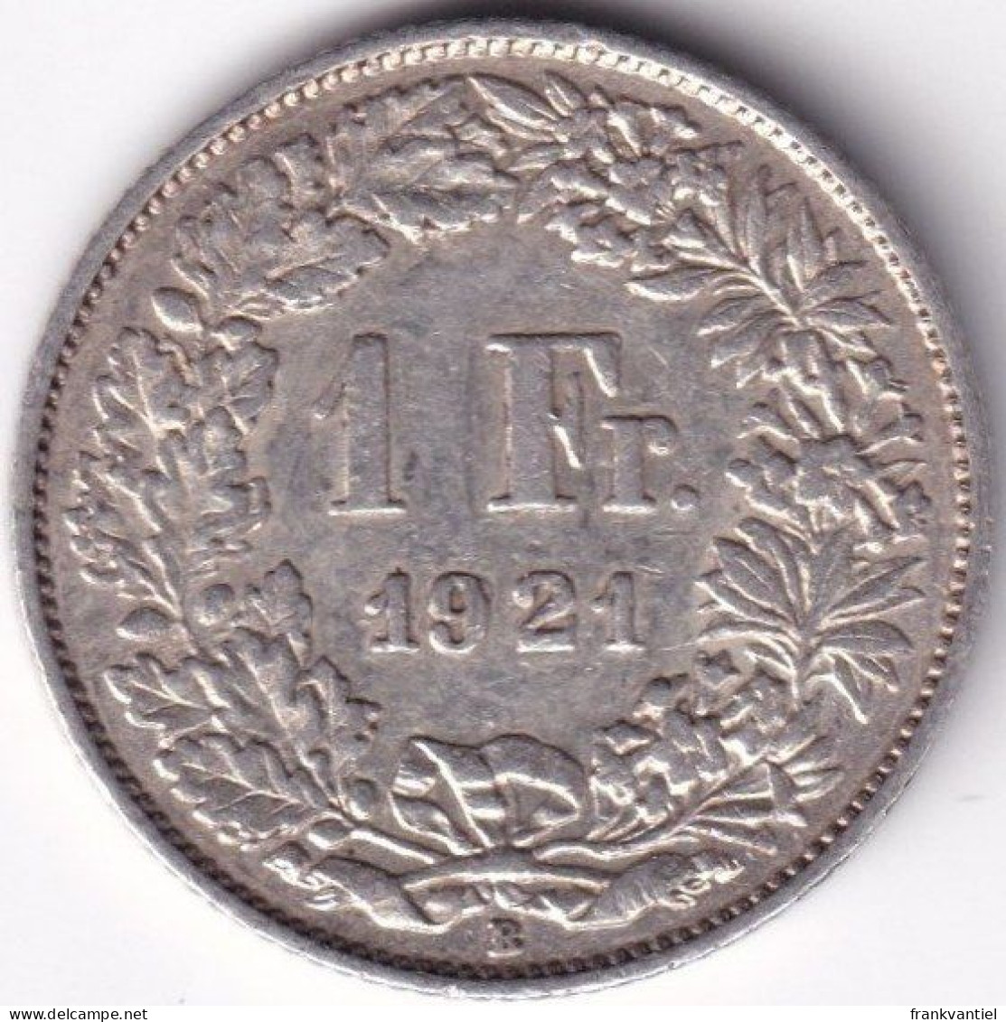 Switzerland KM-24 1 Franc 1921 - 1 Franken