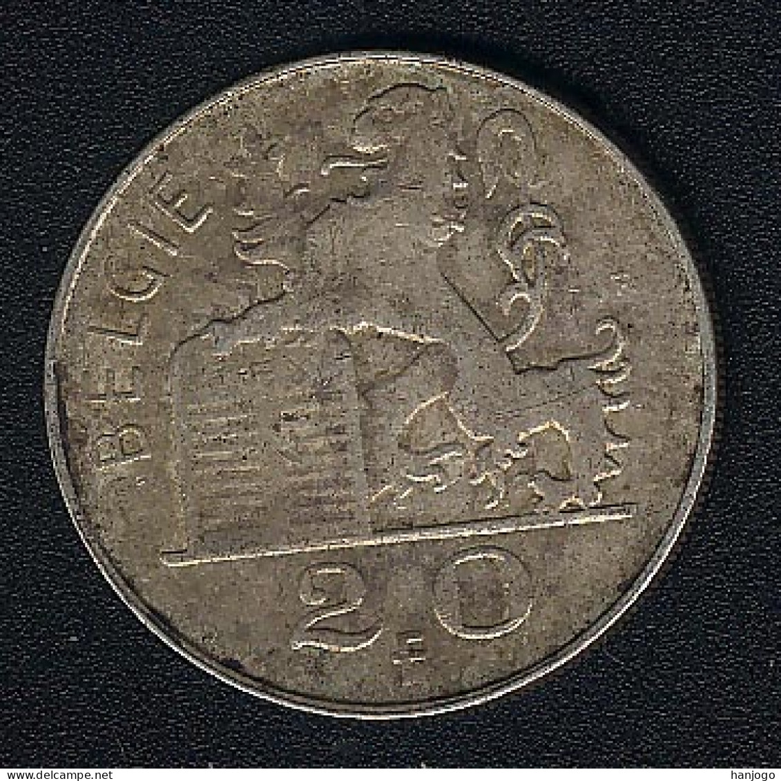 Belgien, 20 Francs 1953 Flämisch, Silber - 20 Frank