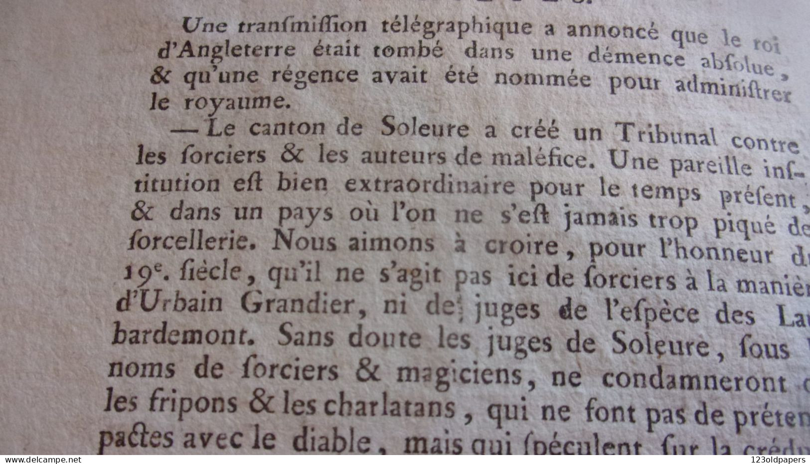 1804 JOURNAL DE LA COTE D OR  CARION DIJON TIMBRES FISCAUX  CONJURATION / CONSPIRATEURS / SOLEURE / ARCHIVES DUCS BOURGO - Historical Documents