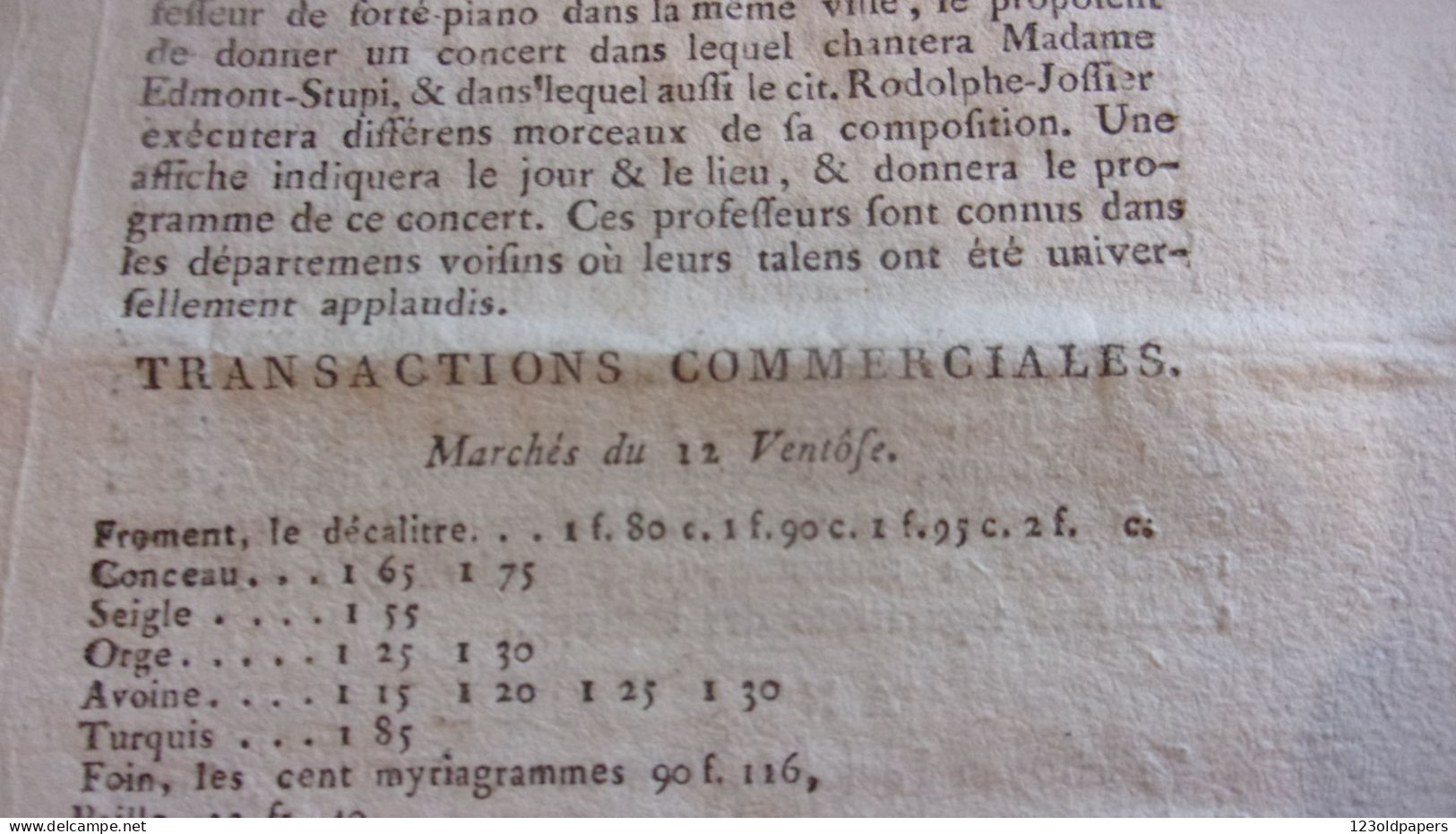 1804 JOURNAL DE LA COTE D OR  CARION DIJON TIMBRES FISCAUX  CONJURATION / CONSPIRATEURS / SOLEURE / ARCHIVES DUCS BOURGO