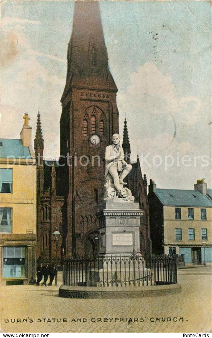 43039316 Canterbury Kent Burns Statue Monument And Greyfriars Church  - Sonstige & Ohne Zuordnung