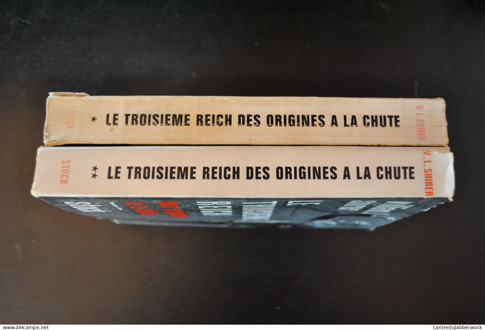 SHIRER William LE TROISIEME REICH DES ORIGINES A LA CHUTE COMPLET EN 2 TOMES WW2 Guerre 40 45 3è SS Nazisme Nazi Hitler - War 1939-45