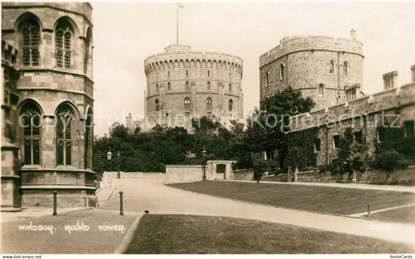43008078 Windsor_Castle Round Tower - Autres & Non Classés