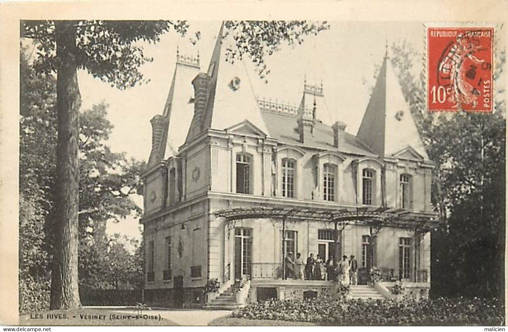 - Dpts Div.-ref-BN168- Yvelines - Le Vesinet - Les Rives - Château - Châteaux -  Propriétés - - Le Vésinet