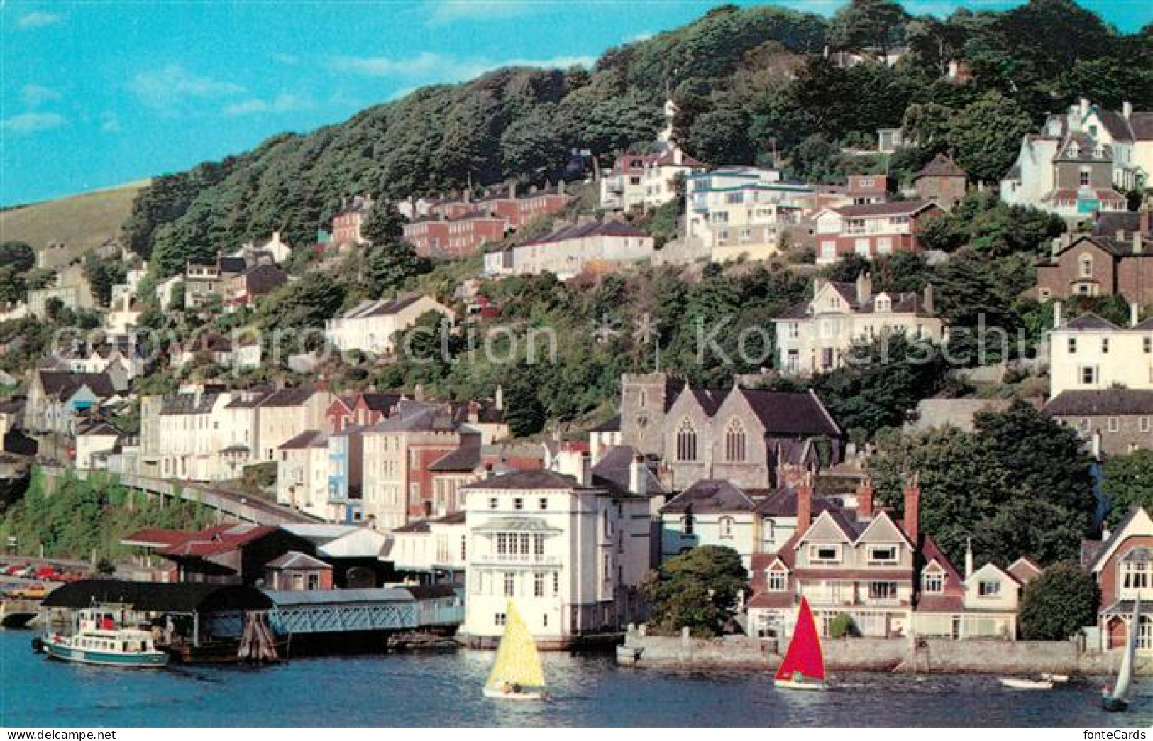 43008019 Dartmouth & Kingswear Panorama  - Altri & Non Classificati