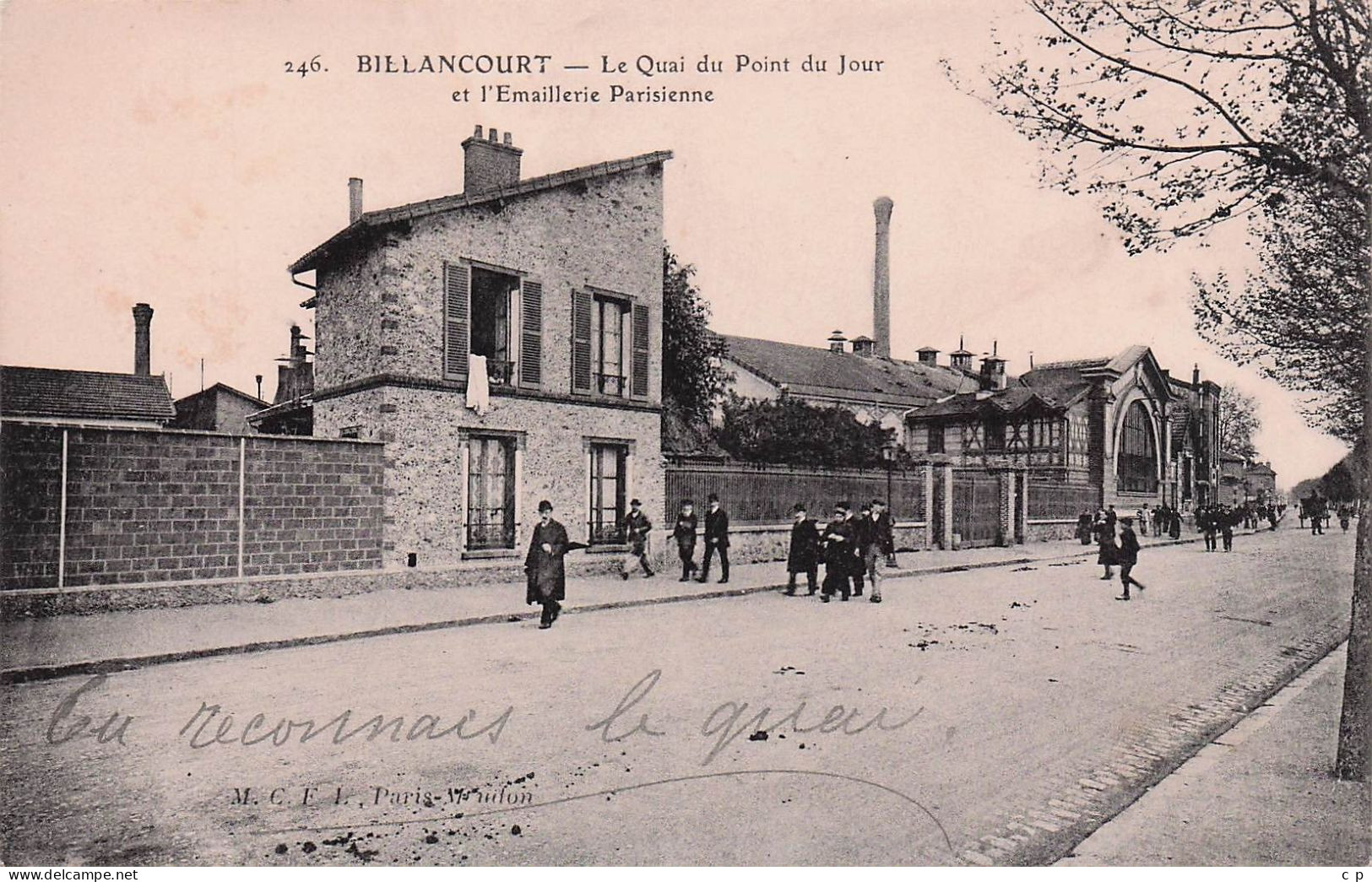 Boulogne Billancourt  - Quai Du Point Du Jour - L'Emaillerie  Parisienne -   CPA °J - Boulogne Billancourt