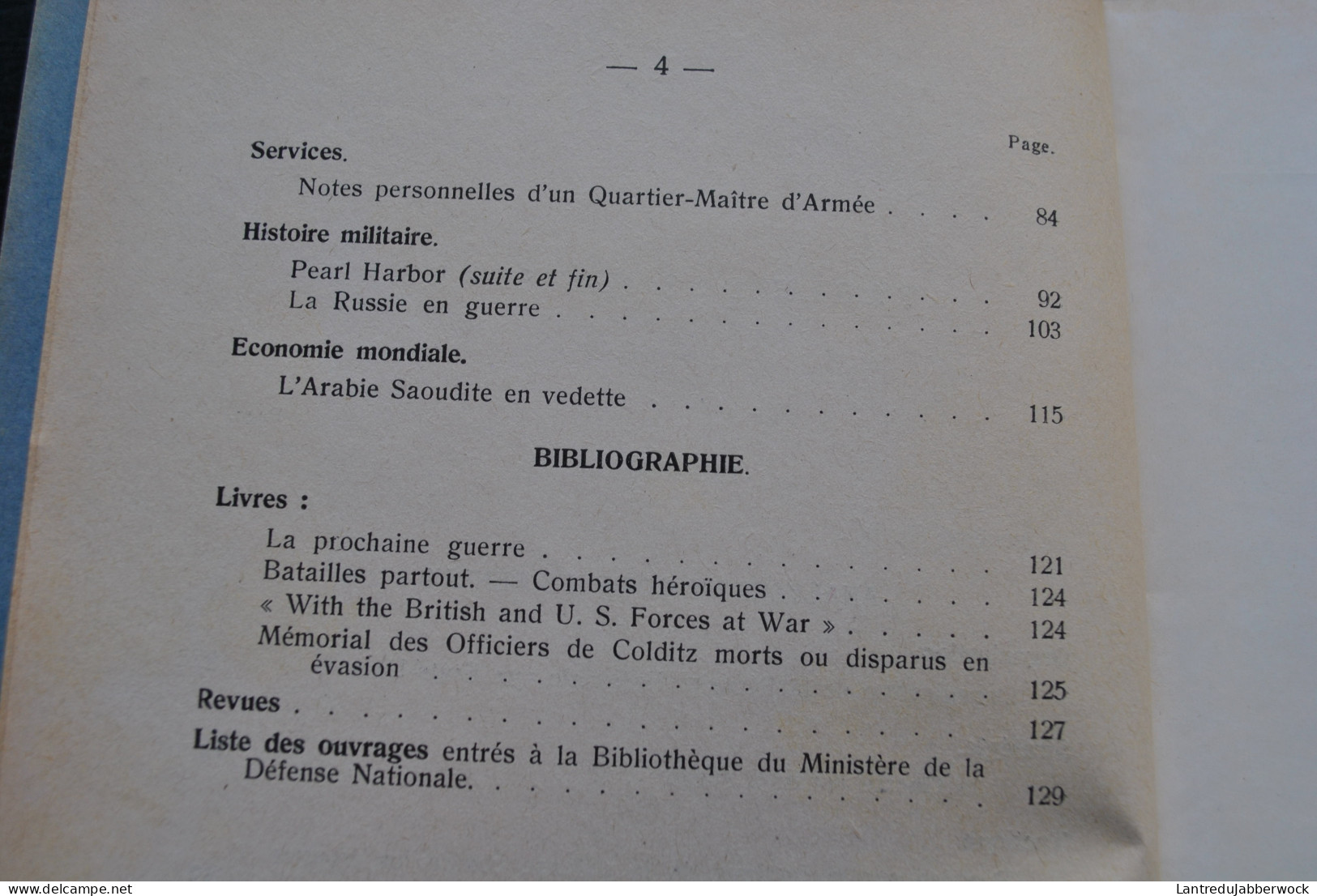 Revue De Documentation Militaire N°25 1949 Stratégie Artillerie Aviation Marine Infanterie Rockets Troupes Aéroportées - Französisch