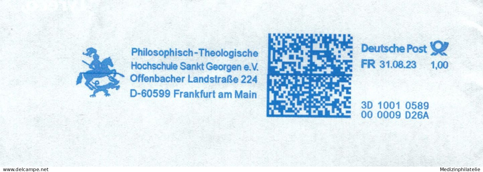 Philosophisch Theologische Hochschule Sankt Georgen Offenbacher Landstrasse 60599 Frankfurt Main - Ritter Drachen - Autres & Non Classés