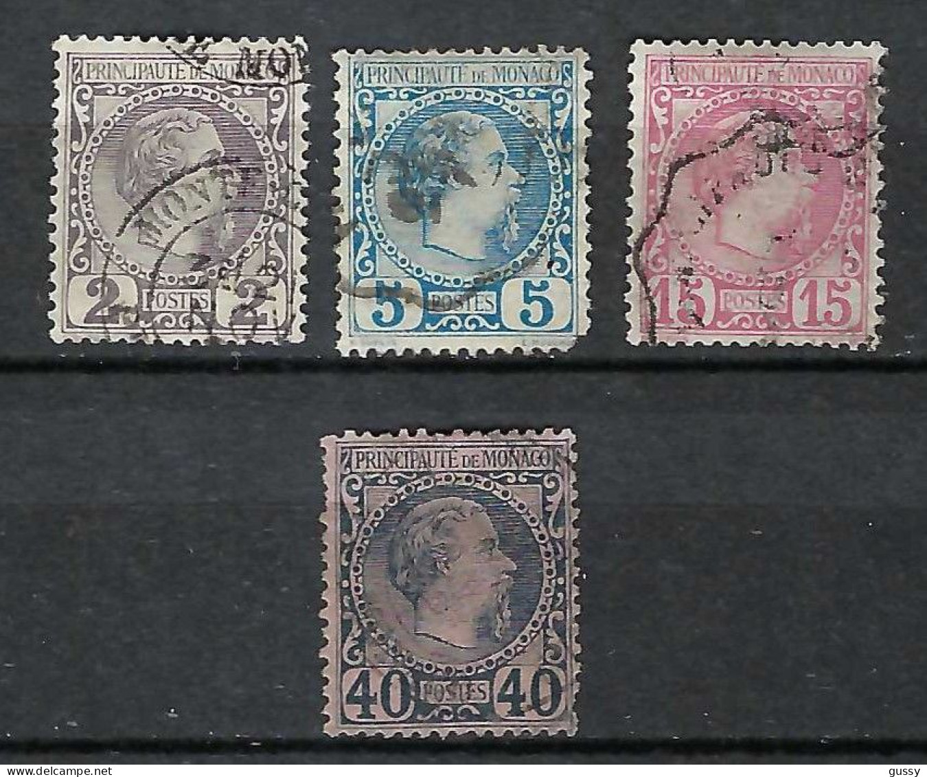 MONACO 1885:  Lot D' Obl. Forte Cote - Used Stamps