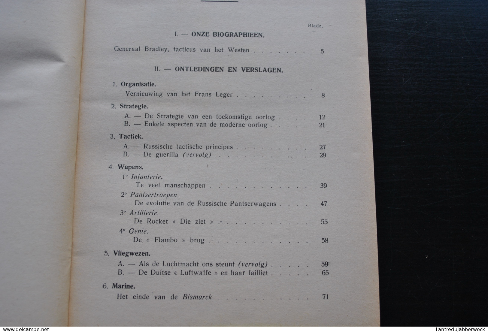 Revue De Documentation Militaire N°17 1948 Stratégie Armes Blindés Infanterie Artillerie Génie Aviation Marine Bismarck - Francese