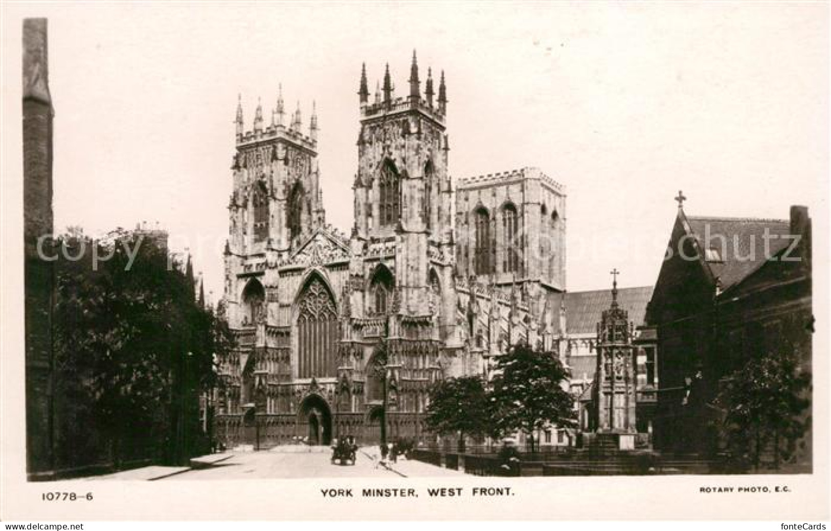 43007828 York UK Minster West Front York - Autres & Non Classés