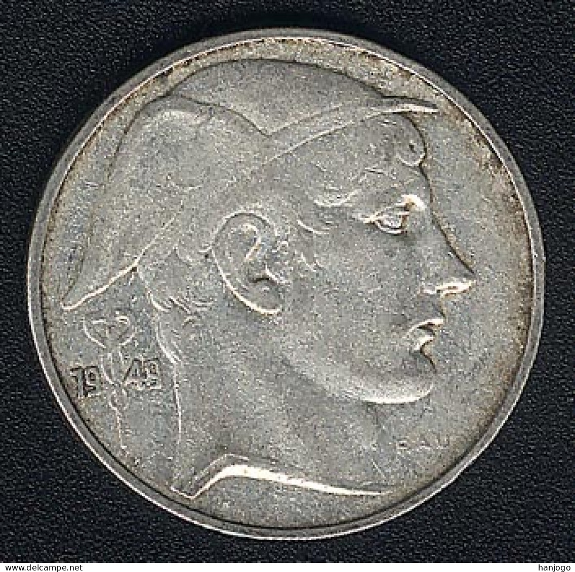 Belgien, 20 Francs 1949 Französisch, Silber - 20 Franc