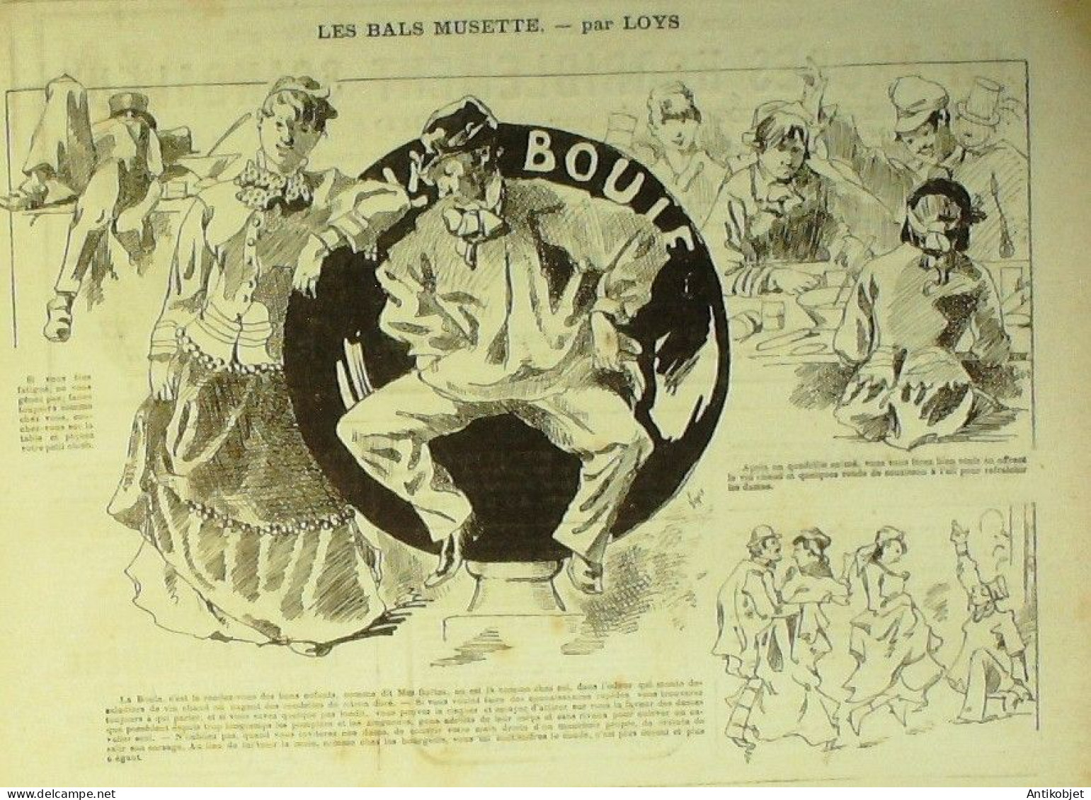 La Caricature 1881 N°  99 Code Sentimental Robida Loys Expo D'électricité Draner - Revistas - Antes 1900