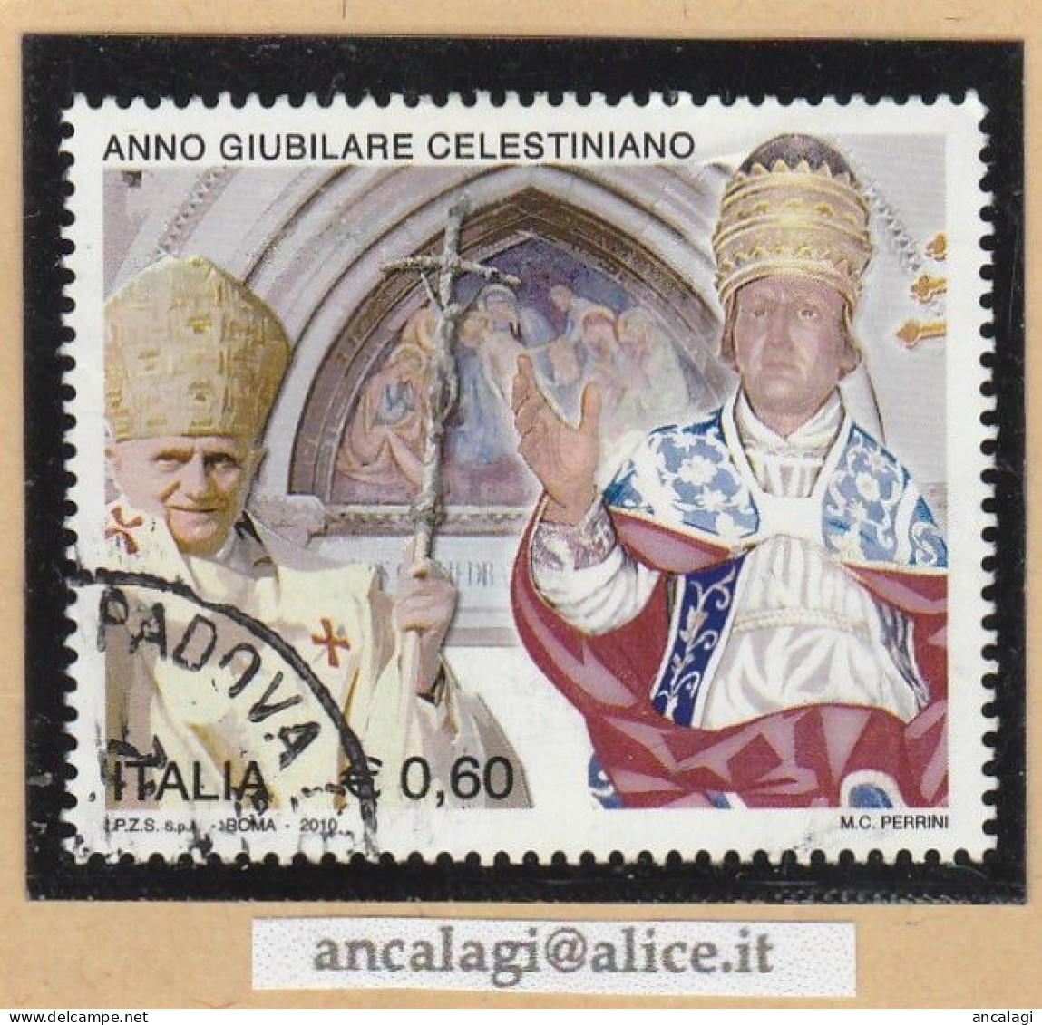 USATI ITALIA 2010 - Ref.1162A "ANNO GIUBILERE CELESTINIANO" 1 Val. - - 2001-10: Used