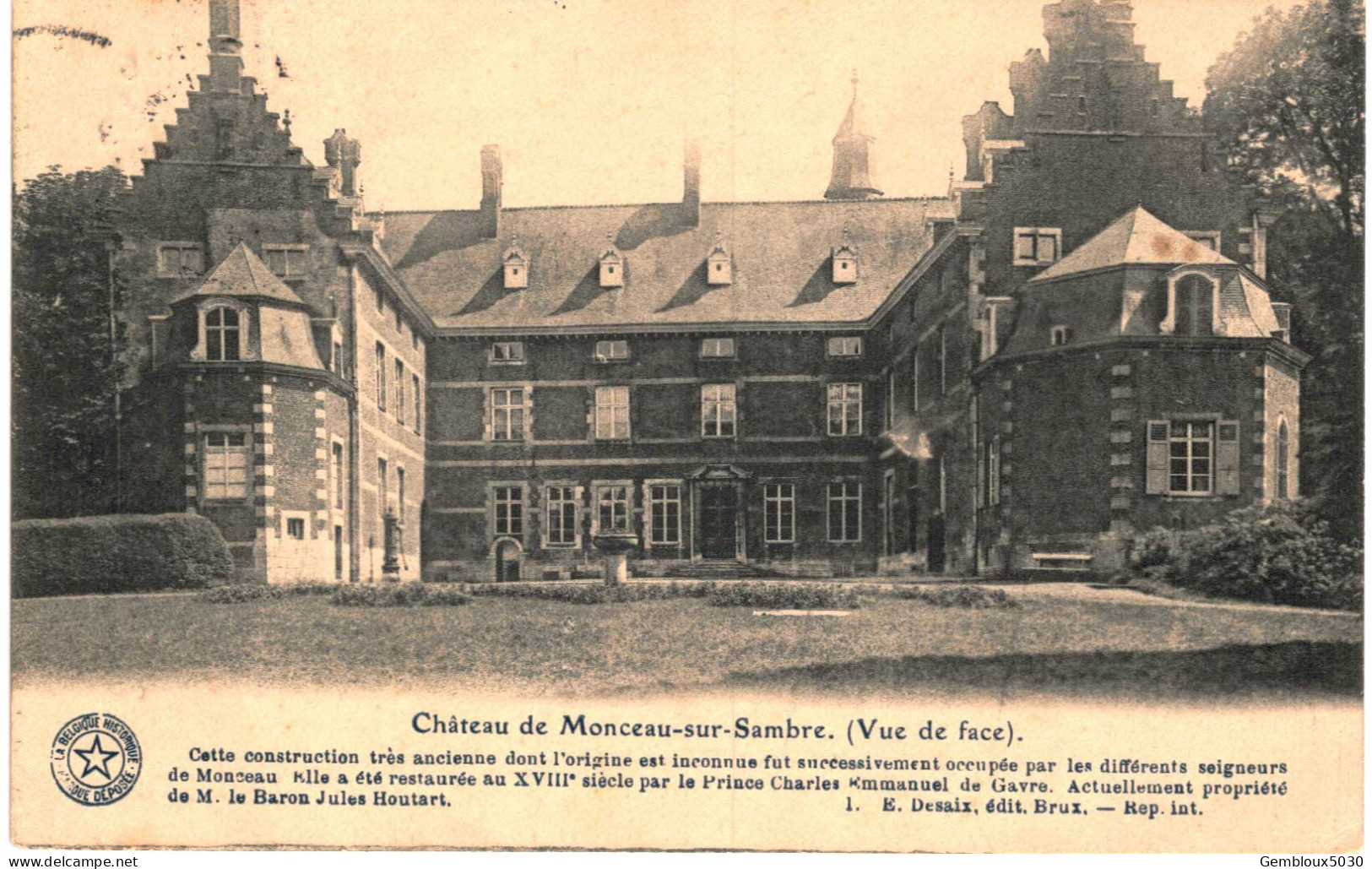 (344) Monceau-sur-Sambre Château - Charleroi