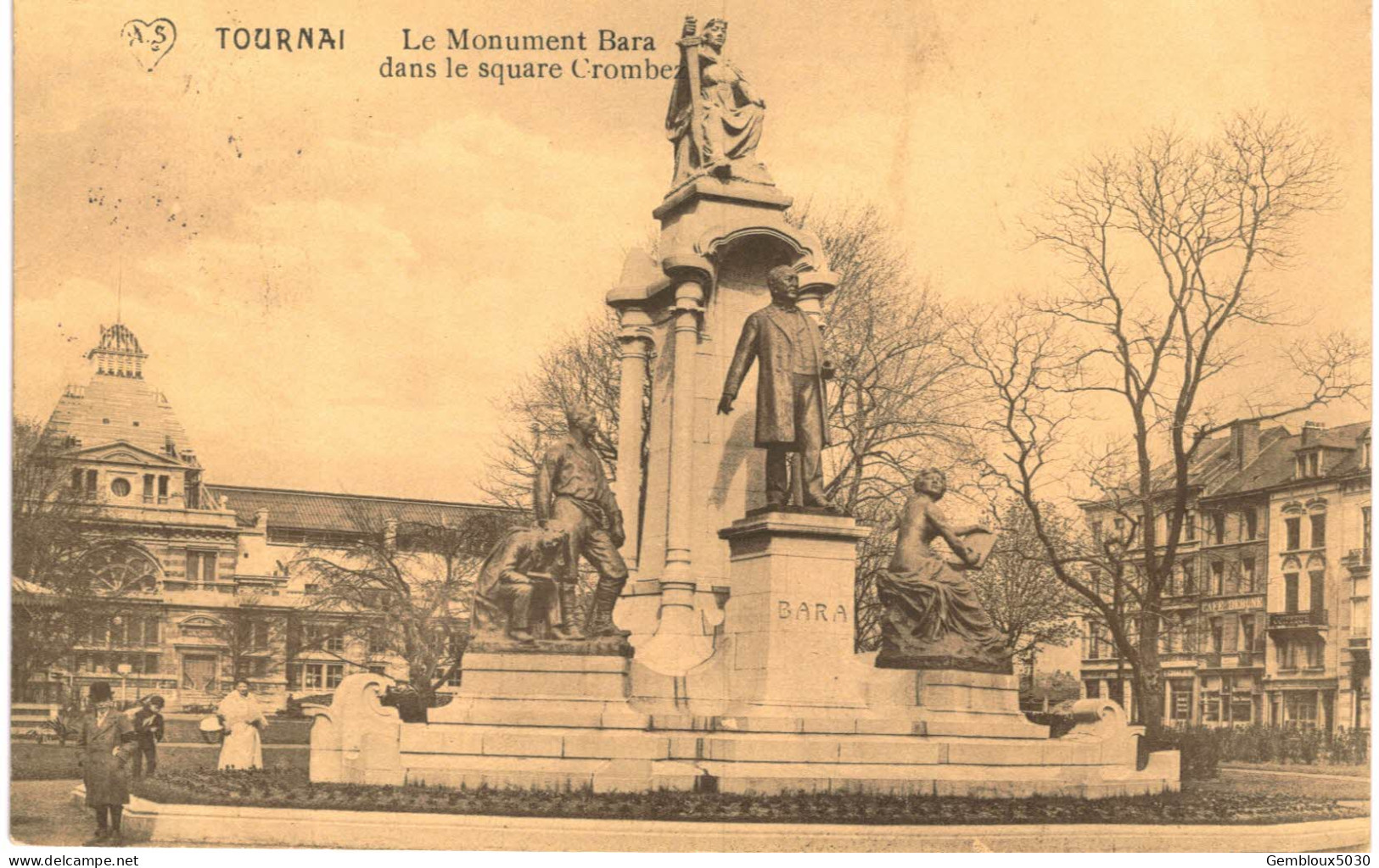 (382A) Tournai  La Monument Bara - Tournai