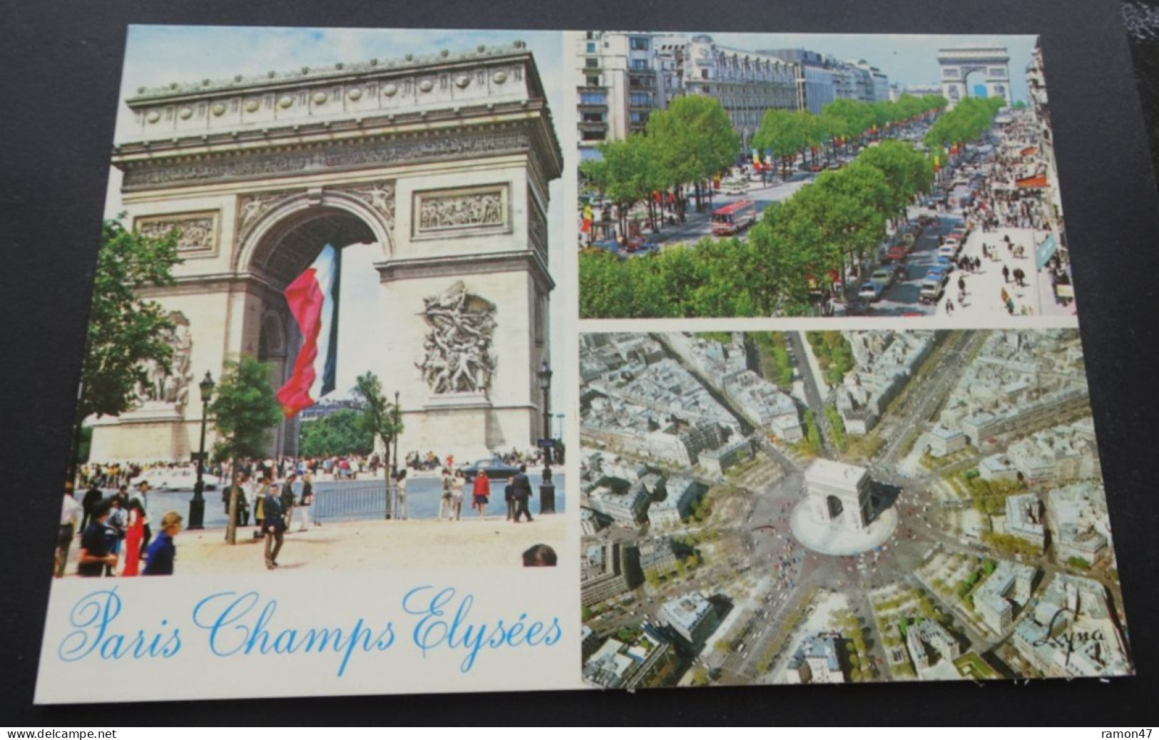 Paris - Les Champs Elysées Et L'Arc De Triumphe - Abeille-Cartes - Editions "LYNA-PARIS", Paris - Champs-Elysées