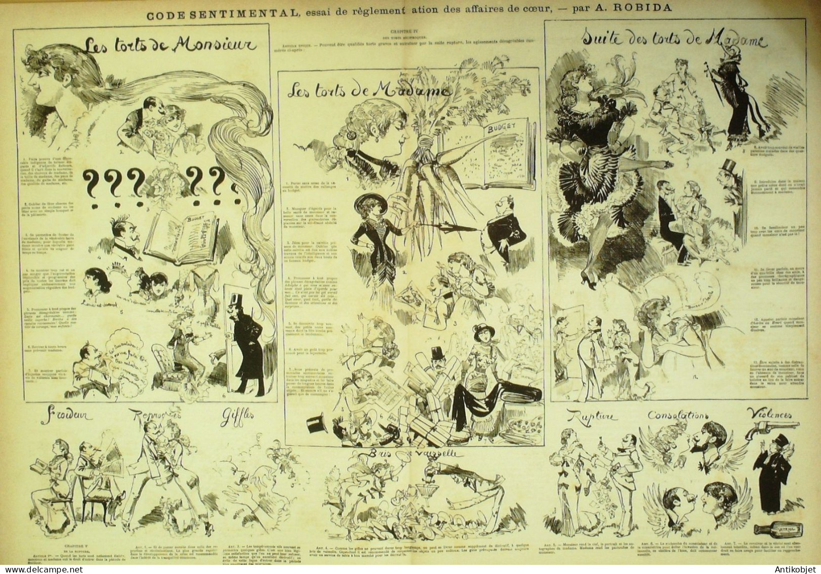 La Caricature 1881 N°100 Code Sentpapillons Trock Expo D'électricité Dranerimental Robida - Magazines - Before 1900