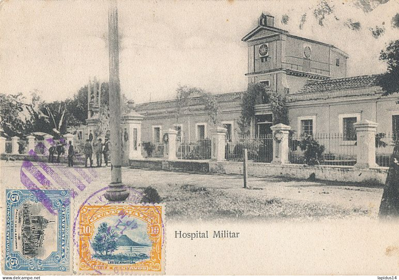 AY 490 /    CPA    GUATEMALA  - HOPITAL MILITAR - Guatemala