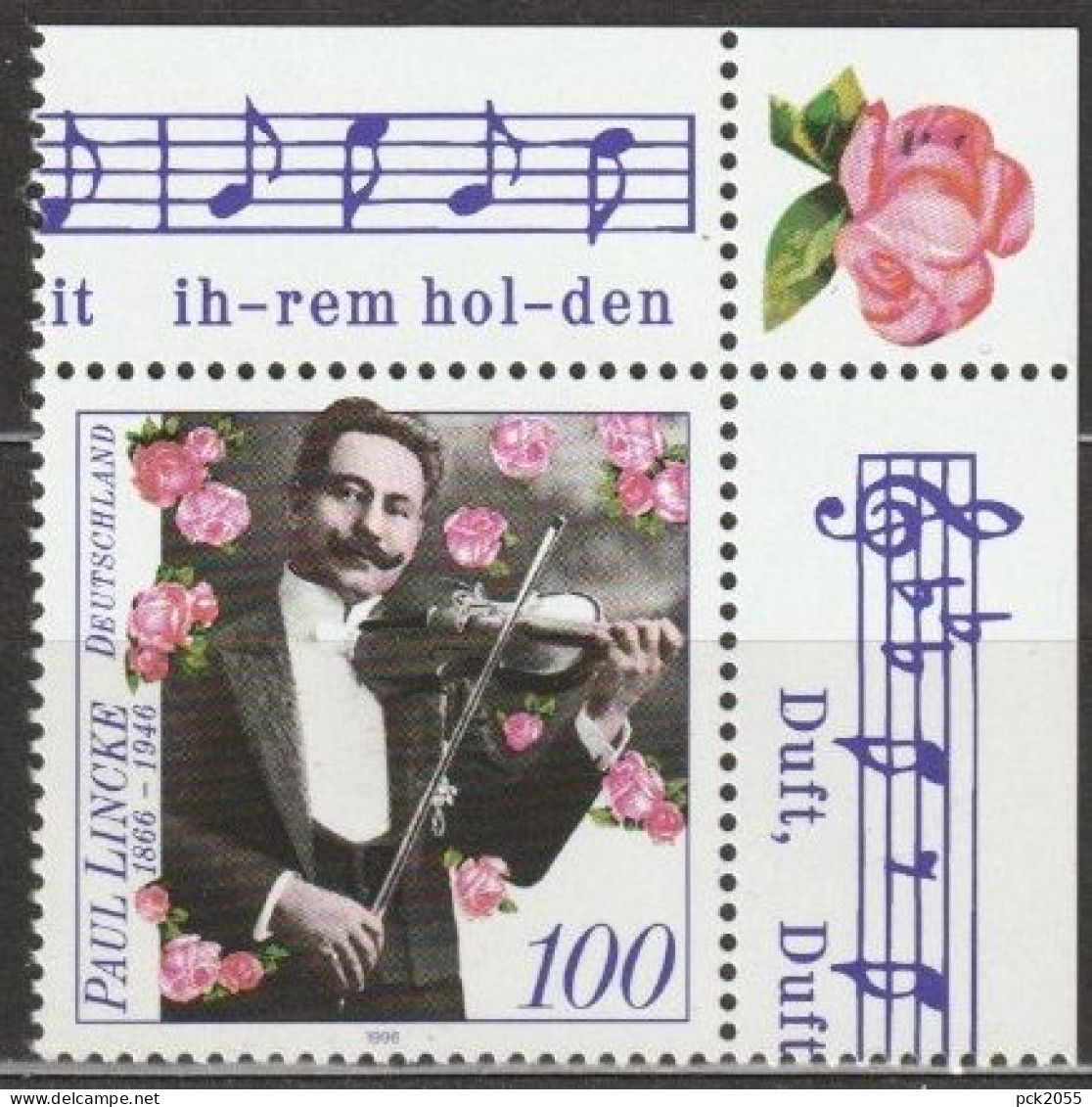 BRD 1996 MiNr.1876 ** Postfrisch 50.Todestag Von Paul Lincke ( B 2831)günstige Versandkosten - Neufs