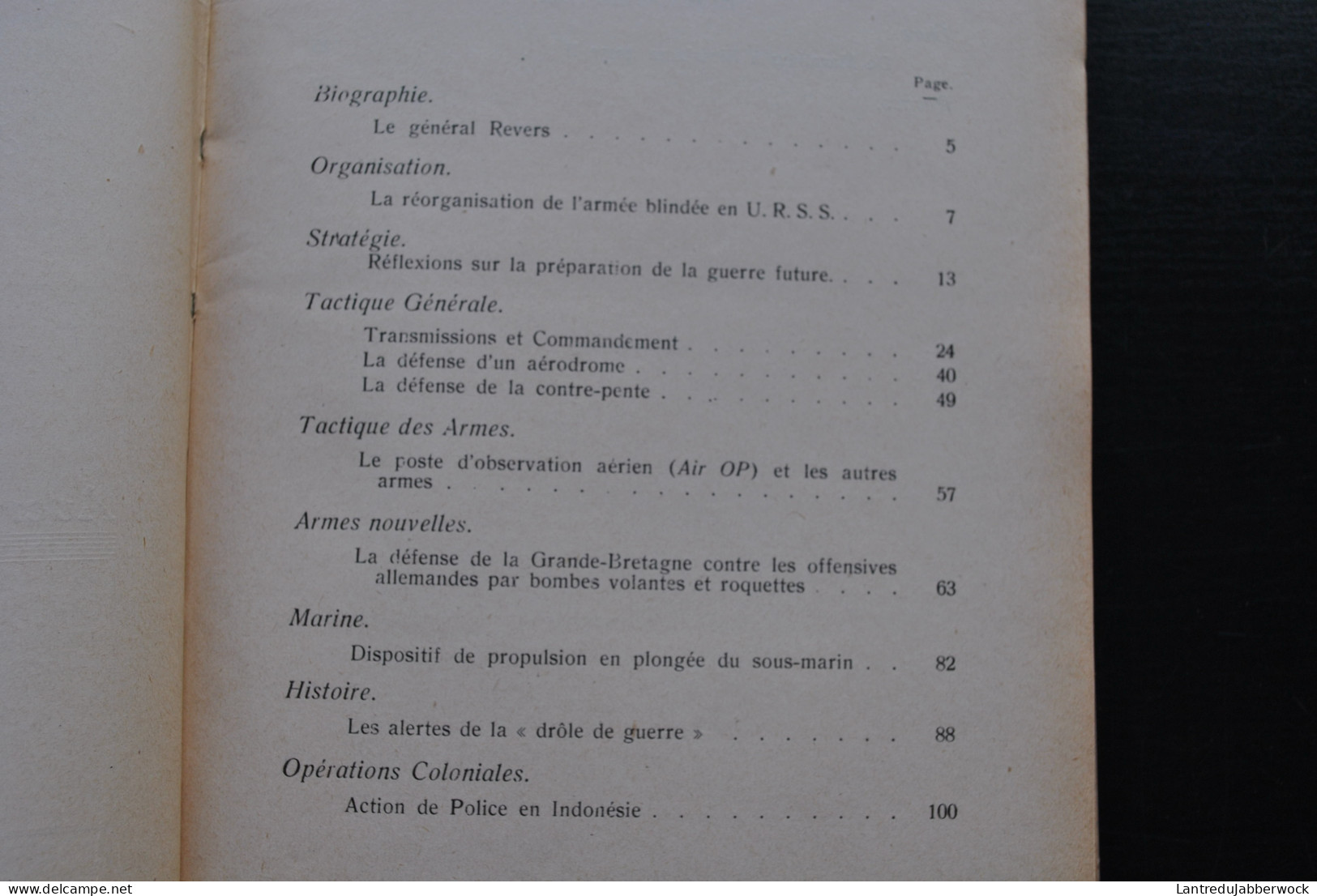 Revue De Documentation Militaire N°29 1949 Tactique AIR OP Aviation Marine Bombes Volante Roquette Aérodrome Défense - Français