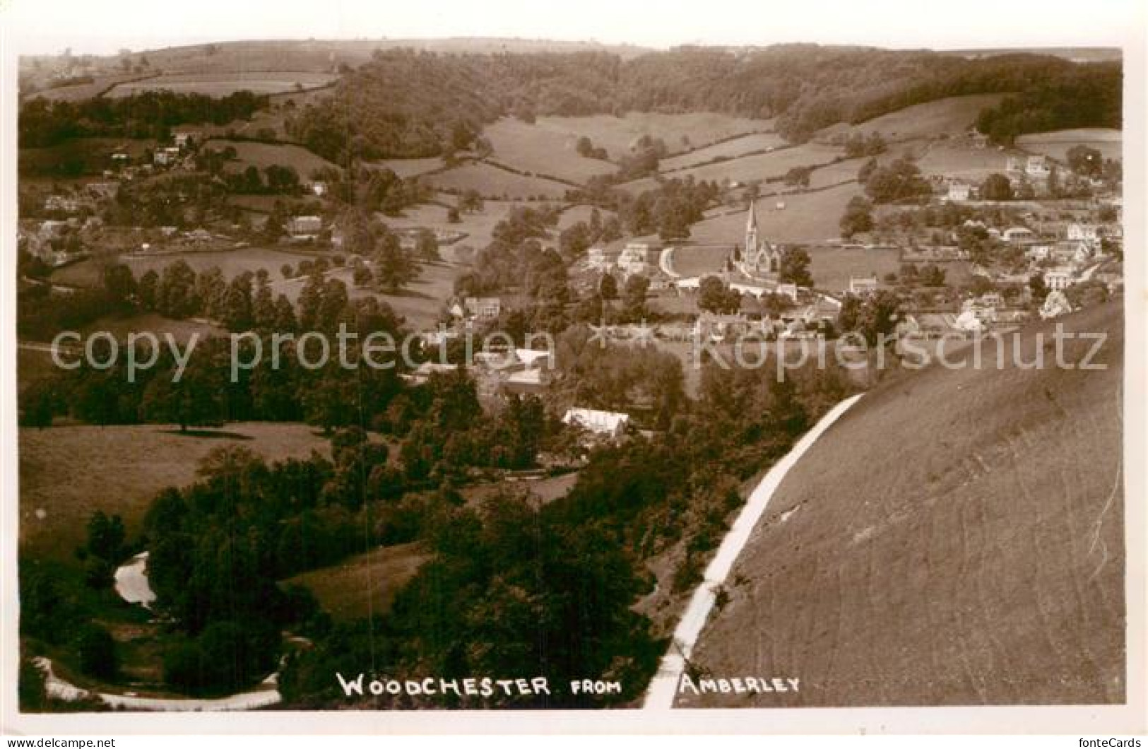 43007402 Woodchester Panorama From Amberley Woodchester - Altri & Non Classificati