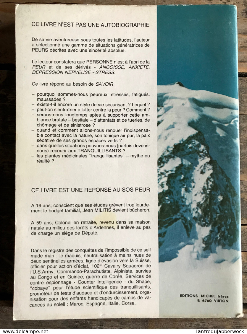 MILITIS LA PEUR APPRIVOISEE Para Commando Parachutiste Originaire De Gaume Sainte Marie Sur Semois Guerre Armée Corée - Belgien