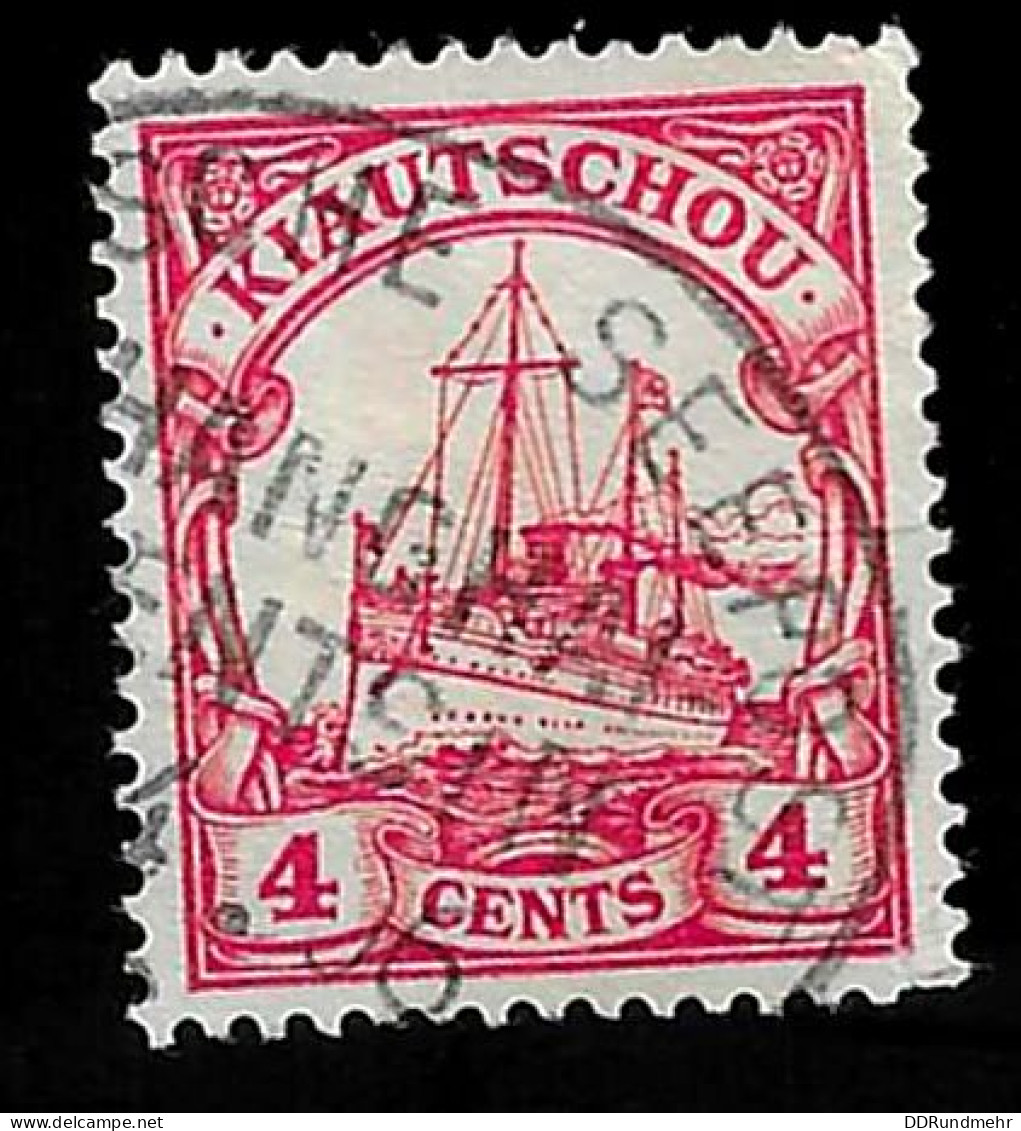 1905 SMS Hohenzollern  Michel DR-KIA 20 Stamp Number DR-KIA 25 Yvert Et Tellier DR-KIA 16 Stanley Gibbons DR-KIA 26 Used - Kiautchou