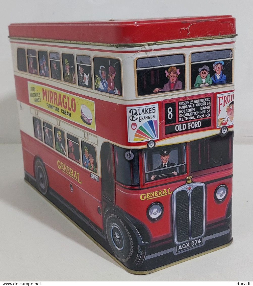 69795 Scatola Di Latta A Forma Di Bus Inglese - Walkers Scottish Biscuit - Boxes