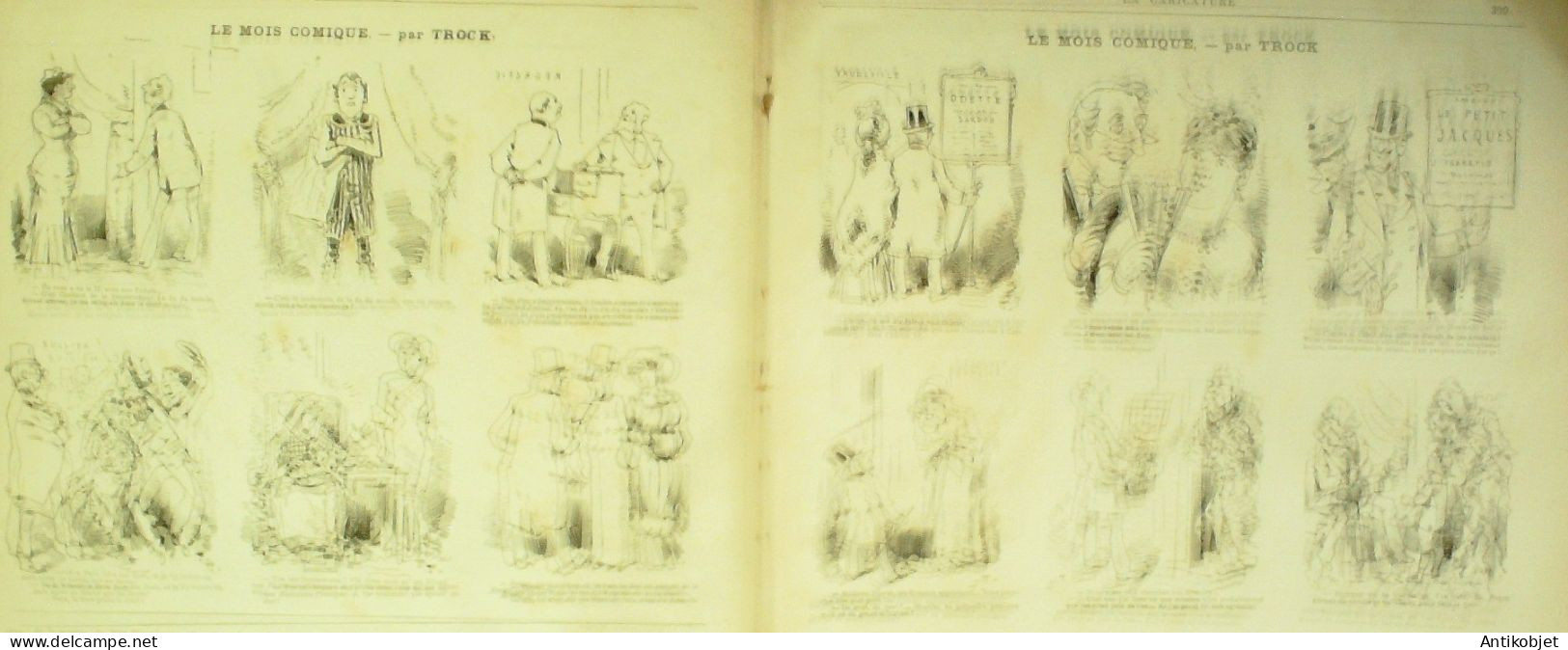 La Caricature 1881 N°102 Genèse Du Commeux Loys Succès Du Jour Draner Trock - Revistas - Antes 1900